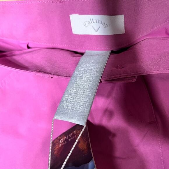 NWT Callaway Women’s Golf Skort Pink size 4 Performance REPREVE FOR THE LAND - Picture 6 of 8